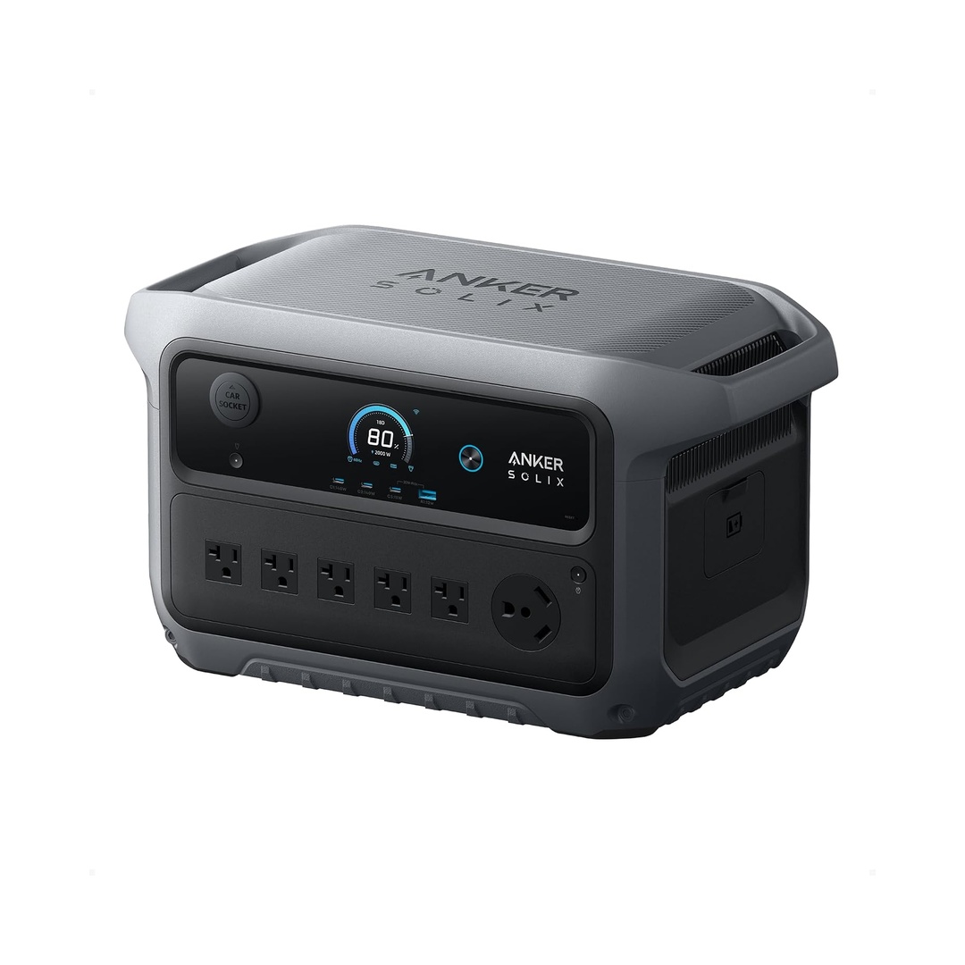Anker SOLIX C2000 Gen 2 Portable Power Station, 2,048Wh, 2,400W, Camping