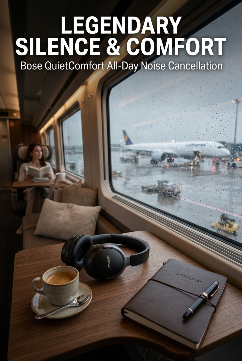 Bose QuietComfort Wireless Noise Cancelling Over-Ear Headphones