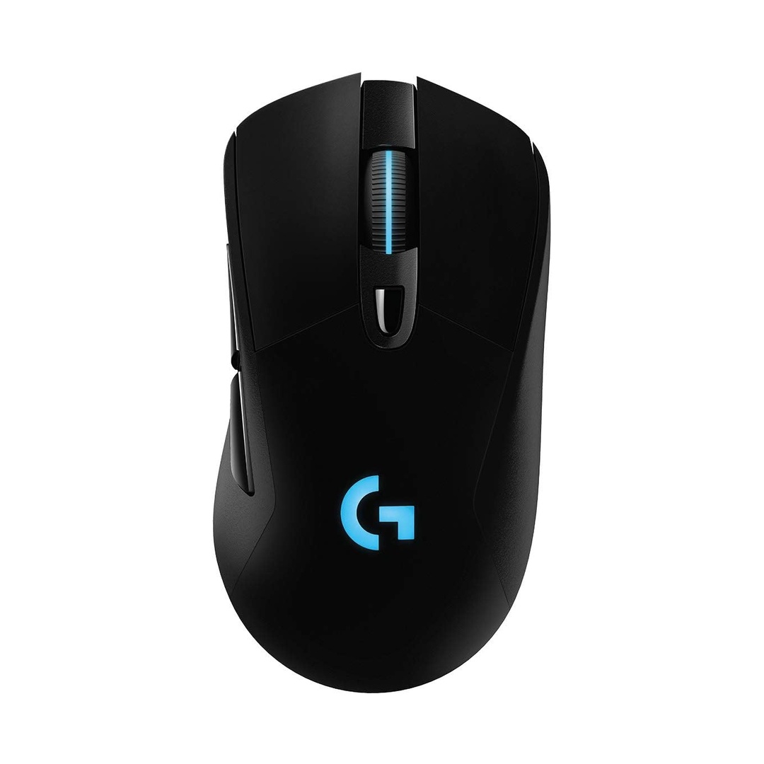 Logitech G703 Lightspeed Wireless Gaming Mouse - Black | Hero 25K Sensor, LIGHTSYNC RGB, Powerplay Compatible,