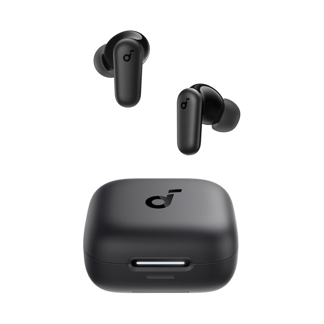Soundcore P30i by Anker Noise Cancelling Earbuds, Hands-Free Viewing | Strong and Smart Noise Cancelling, Powe