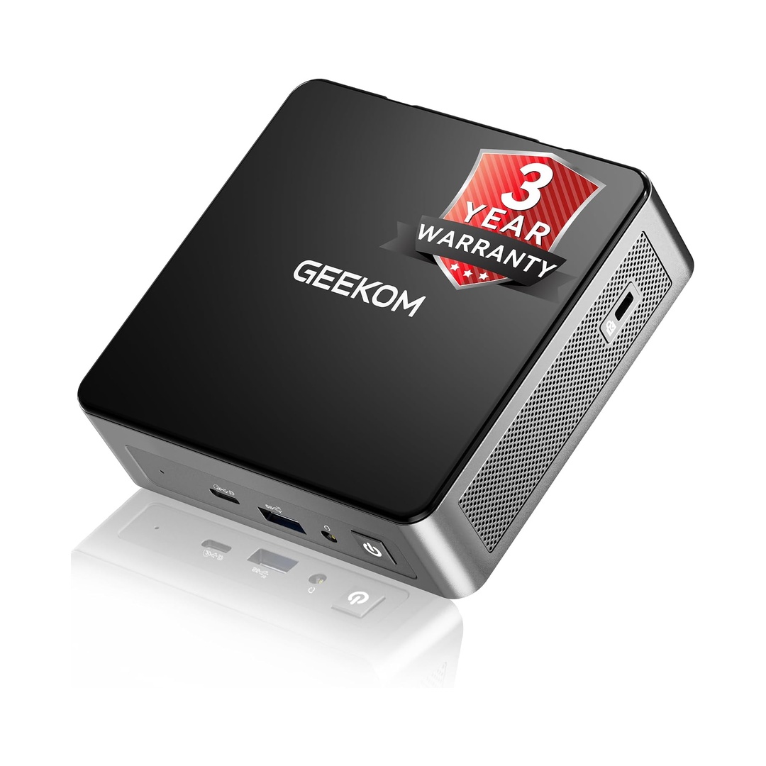 GEEKOM Air12 Office Mini PC, Intel7505|Intel UHD Graphics|8GB RAM+256GB SSD
