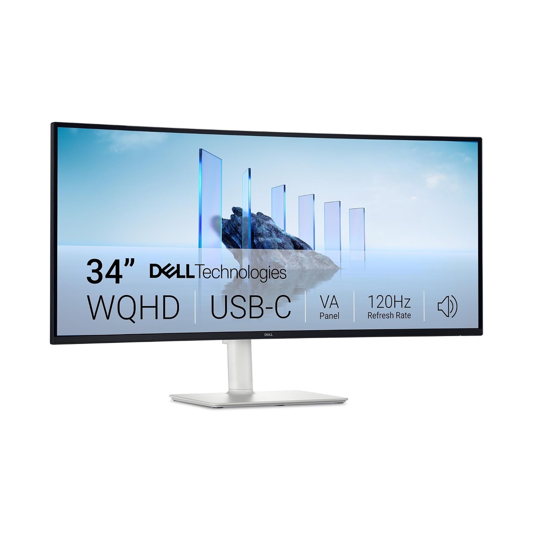 Dell 34 Monitor S3425DW, WQHD VA, 120Hz, FreeSync Premium, Eye Comfort
