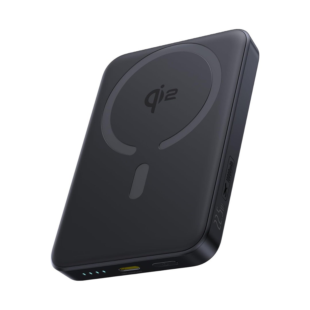 Baseus for MagSafe Portable Charger, Qi2 Certified 15W Wireless Magnetic Power Bank 10000mAh with USB-C Cable