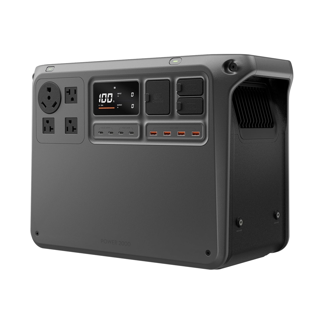 DJI Power 2000 Portable Power Station, 2048Wh LFP Battery
