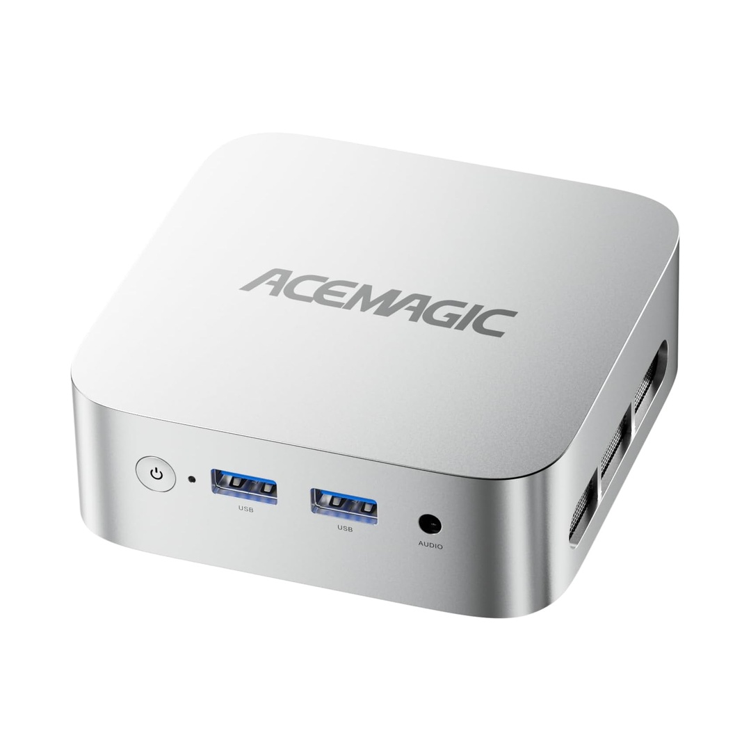 ACEMAGIC V1 Mini PC, AMD Ryzen 3500U, 16GB RAM 256GB SSD Win 11 Pro