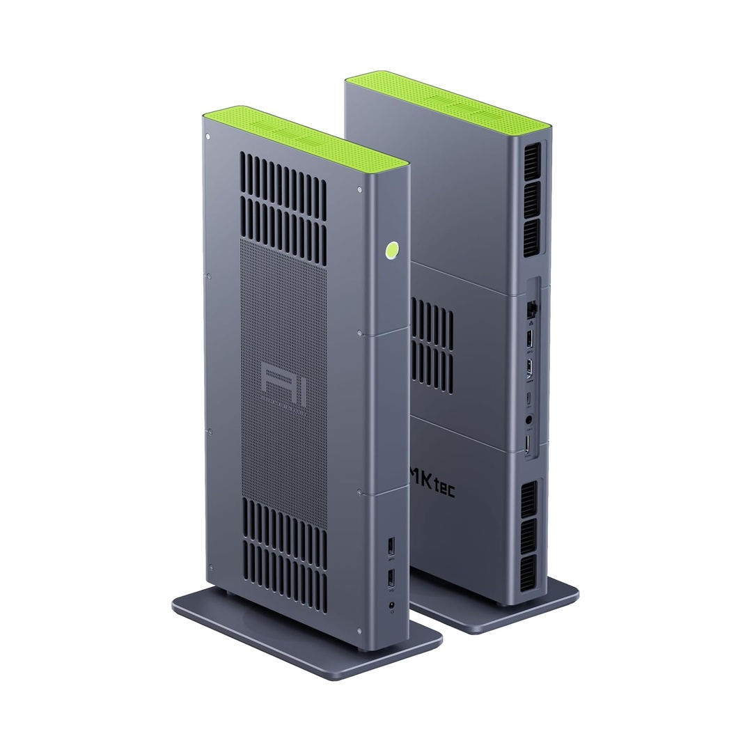 GMKtec EVO-X3 AI Mini Pc Ryzen AI Max+ 395 128GB LPDDR5X 2TB PCIe 4.0 SSD | Mini Gaming Computers, 16C/32T, Up