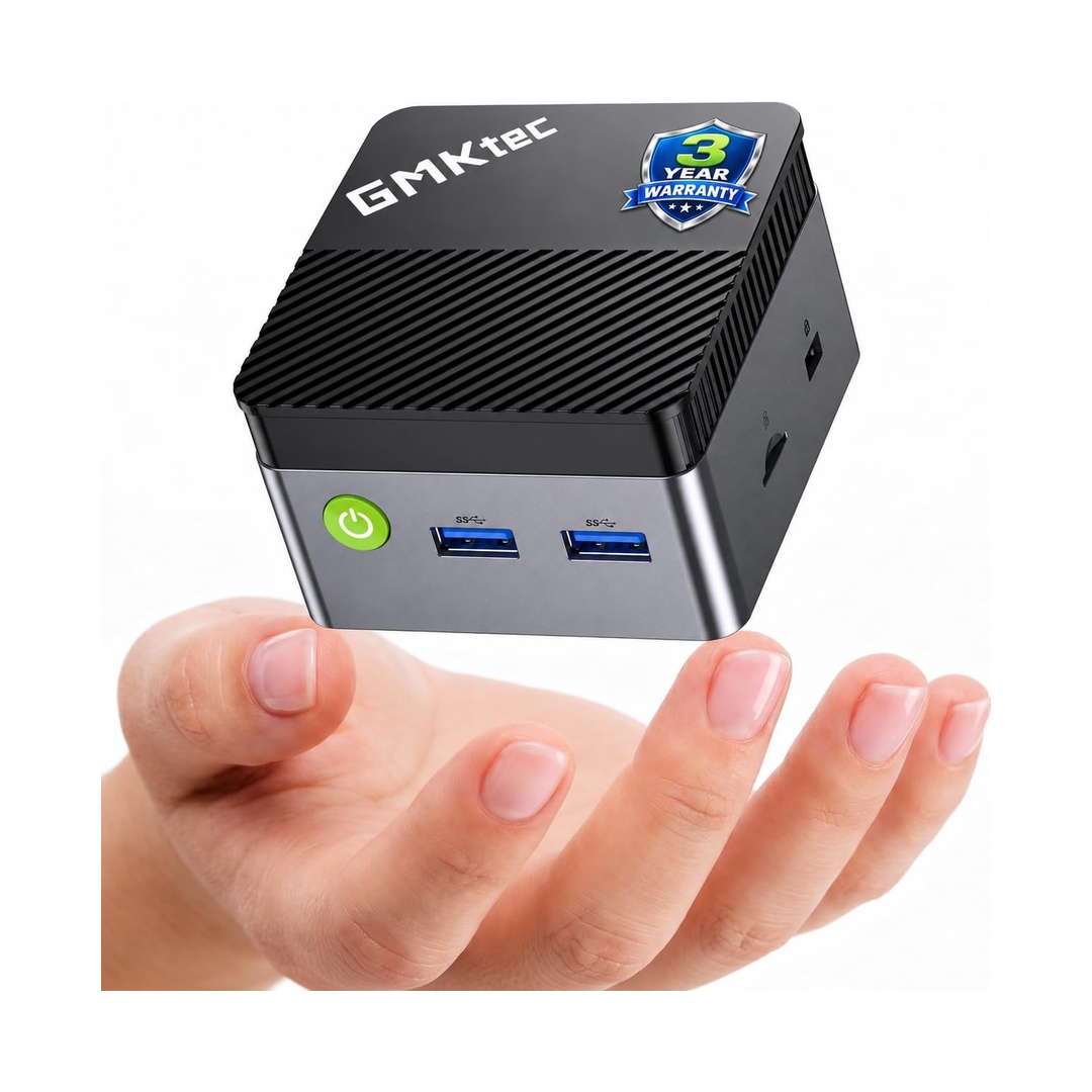 G5S Mini PC Desktop Computer Intel N5095 Max 2.9GHz 8GB LPDDR4 128GB