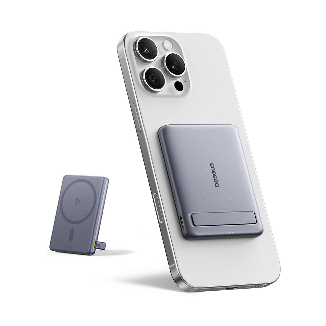 Baseus Travel Power Bank 10000mAh Built-in Braided USB C Cord